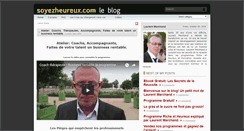 Desktop Screenshot of blog.soyezheureux.com